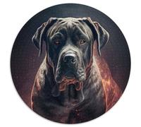 1000Pc Adults Jigsaw Puzzle Cane Corso Fire Jigsaw Puzzles for Adults Family Game Night, Home Decor & Brain Training Gift 67.5x67.5cm