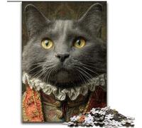 1000Pc Adults Jigsaw Puzzle Cat in A Tuxedo 1000Pc Adults Jigsaw Puzzle Challenging & Entertaining, Family Activity (Size 26x38cm)