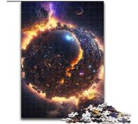 1000Pc Adults Jigsaw Puzzle Cities in The Sky Impossible Jigsaw Puzzles for Adults size 50x75cm Challenging DIY Brain Teaser, Perfect Family Game Or Decorative Gift