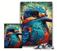 1000Pc Adults Jigsaw Puzzle Color Bird 1000 Pieces Puzzles for Adults Family Interactive Game, Brain Teaser Gift, Educational Toy Size 50x75cm