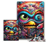 1000Pc Adults Jigsaw Puzzle Color Bird 1000 Pieces Puzzles for Adults Family Interactive Game, Brain Teaser Gift, Educational Toy Size 26x38cm