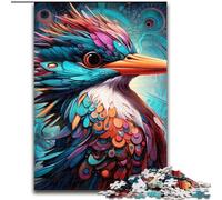 1000Pc Adults Jigsaw Puzzle Color Bird 1000Piece Puzzle Gift DIY Fun Suitable for Home Living Room Office Decoration (Size 26x38 cm)