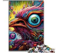 1000Pc Adults Jigsaw Puzzle Color Bird 1000Piece Puzzle Gift DIY Fun Suitable for Home Living Room Office Decoration (Size 26x38 cm)