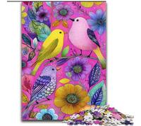 1000Pc Adults Jigsaw Puzzle Color Bird Jigsaw Puzzles 50X75CM for Parents, Lovers, Friends - Age 14+