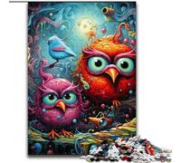 1000Pc Adults Jigsaw Puzzle Color Bird Puzzles 1000Pieces for Adults Family Game Night, Home Decor & Brain Training Gift (Size 26x38 cm)