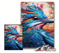 1000Pc Adults Jigsaw Puzzle Color Bird Puzzles for Adults 50x75 cm Educational Brain Teaser, Artistic Home & Office Decor, 14+ Age
