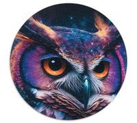 1000Pc Adults Jigsaw Puzzle Color Owl Jigsaw Puzzles for Teenagers & Teens, Ideal Birthday 67.5x67.5cm