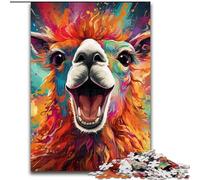 1000Pc Adults Jigsaw Puzzle Colorful Alpacas Challenging Puzzles size 50x75cm Interactive Family Game, Ideal, Family Activity Game