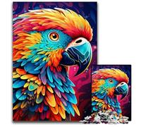 1000Pc Adults Jigsaw Puzzle Colorful Art Parrot cardboard Jigsaw Puzzles for Adults Perfect for Teenagers, Family Bonding, Brain Teaser & DIY Home Decor Gift 26X38CM/10.23x14.96inch