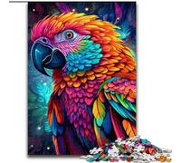 1000Pc Adults Jigsaw Puzzle Colorful Art Parrot Jigsaw Puzzles for Adults for Teenagers Age Group 14+, Home Decor (Szie 50x75cm)