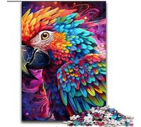 1000Pc Adults Jigsaw Puzzle Colorful Art Parrot Jigsaw Puzzles size : 26x38cm for Teenager & Families, Perfect DIY Decor & Brain-Teasing Challenge