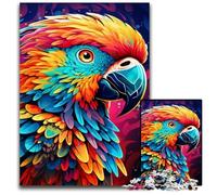 1000Pc Adults Jigsaw Puzzle Colorful Art Parrot Puzzles for Adults for Parents, Lovers, Friends - Age 14+ 50x75CM/19.68x29.52inch