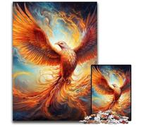1000Pc Adults Jigsaw Puzzle Colorful Art Phoenix Impossible Jigsaw Puzzles for Adults Perfect Home Or Office Decor, Ideal 26X38CM/10.23x14.96inch