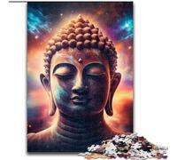 1000Pc Adults Jigsaw Puzzle Colorful Buddha 1000 Pieces Puzzle Gifts Home Decor & Interactive Family Game, (Size 38x26cm)