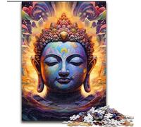 1000Pc Adults Jigsaw Puzzle Colorful Buddha Jigsaw Puzzles for Adults 1000 Piece for Teenagers Educational Games Gifts (Szie 50x75 cm)