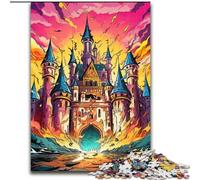1000Pc Adults Jigsaw Puzzle Colorful Castle Puzzles 1000Pieces for Adults Family Activity Game for Teenager, DIY Home Decor Brain Teaser Gift (Size 50x75 cm)