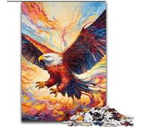 1000Pc Adults Jigsaw Puzzle Colorful Eagle Puzzles 1000Pieces for Adults Family Game Night, Home Decor & Brain Training Gift (Size 50x75 cm)