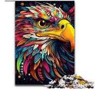 1000Pc Adults Jigsaw Puzzle Colorful Eagle Puzzles for Adults Perfect for Home & Office Decor, Parties, Birthdays (Szie 26x38cm)
