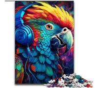 1000Pc Adults Jigsaw Puzzle Colorful Parrot Jigsaw Puzzles for Adults for Teenagers Age Group 14+, Home Decor (Szie 50x75cm)