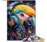 1000Pc Adults Jigsaw Puzzle Colorful Parrot Puzzle 1000Pieces Jigsaw Family Activity Game, Home Decor Wall Art (Size 50x75 cm)