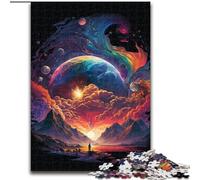 1000Pc Adults Jigsaw Puzzle Colorful Planet Exploding Adult Jigsaw Puzzles 1000 Pieces Perfect Christmas & New Year Gift, (Size 26x38cm)