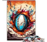 1000Pc Adults Jigsaw Puzzle Colorful Rugby Challenging Puzzles size 50x75cm for Teenagers, Couples, And Friends for Birthdays, Christmas