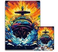 1000Pc Adults Jigsaw Puzzle Colorful Submarine Impossible Jigsaw Puzzles for Adults Perfect Home Or Office Decor, Ideal 50x75CM/19.68x29.52inch