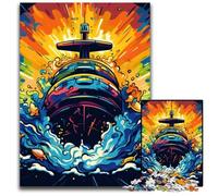 1000Pc Adults Jigsaw Puzzle Colorful Submarine Puzzles for Adults Educational Toy for Teenagers, Home Office Decor 26X38CM/10.23x14.96inch