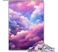 1000Pc Adults Jigsaw Puzzle Colourful Explosive Cloud 1000 Pieces Puzzles for Adults for Family & Friends, Brain-Teasing Challenge size 38x26cm