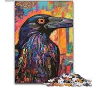 1000Pc Adults Jigsaw Puzzle Crow Graffiti Puzzles for Adults 50X75CM for Mother'S Day, Birthdays, Christmas
