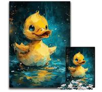 1000Pc Adults Jigsaw Puzzle Cute Little Yellow Duck cardboard Jigsaw Puzzles for Adults Family Activity, DIY Home Decor, 26X38CM/10.23x14.96inch
