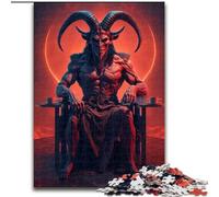 1000Pc Adults Jigsaw Puzzle Dark Lord Made of Wood, Idea, Humorous Artwork, Detailed Artwork 50x75cm for Birthday Holiday Christmas