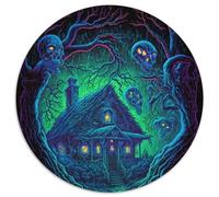 1000Pc Adults Jigsaw Puzzle Dead House Jigsaw Puzzles Challenging Brain Teaser for Teenagers, Family Fun Interactive Game 1000pcs (67.5x67.5cm)
