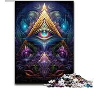 1000Pc Adults Jigsaw Puzzle Demon's Eye Made of Wood, Ideal for Family Fun, Relaxation 50x75cm for Teenager & Family Fun