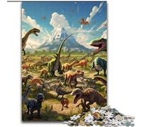 1000Pc Adults Jigsaw Puzzle Dinosaur World Jigsaw for Teenagers, Couples, And Friends for Birthdays, Christmas (size : 50x75cm)