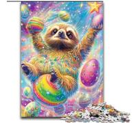 1000Pc Adults Jigsaw Puzzle Donut Sloth Jigsaw Puzzles 26X38CM Ideal for Teenagers & Collectors, Travel Gift, Family Activity