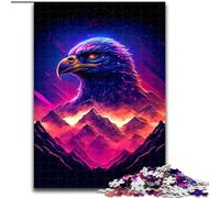 1000Pc Adults Jigsaw Puzzle Eagle Jigsaw Puzzle Made of Wood,Interactive Family Game, DIY Home Decor Brain Challenge Gift 1000pcs(50x75cm)
