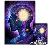 1000Pc Adults Jigsaw Puzzle Esoteric Zen Universe Puzzles for Adults Brain Teaser Game, Interactive Family Game, Suitable for Ages 14+ 26X38CM/10.23x14.96inch