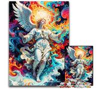1000Pc Adults Jigsaw Puzzle Fallen Angel Jigsaw Puzzles for Adults Perfect for Halloween Christmas Birthday Gift 1000 PCS(75x50cm)