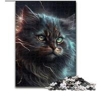 1000Pc Adults Jigsaw Puzzle Fantasy Cat Jigsaw Puzzles for Adults Brain-Challenging DIY Decorative Game, Family Interactive Toy size : 38x26cm