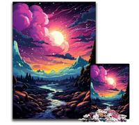 1000Pc Adults Jigsaw Puzzle Fantasy Night View Jigsaw Puzzles for Adults Relaxing Entertainment, Home Decor 1000 PCS(75x50cm)