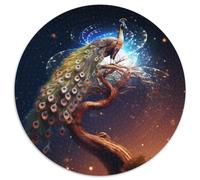 1000Pc Adults Jigsaw Puzzle Fantasy Peacock Difficult Puzzles for Adults Family Interactive Game,Craft Gift with Colorful Artwork (67.5x67.5cm)