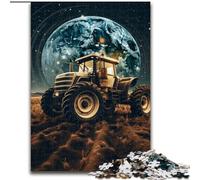 1000Pc Adults Jigsaw Puzzle Fantasy Tractor Jigsaw Puzzles for Adults for Teenagers Age Group 14+, Home Decor (Szie 26x38cm)