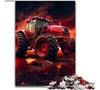 1000Pc Adults Jigsaw Puzzle Fantasy Tractor Jigsaw Puzzles Made of Wood,Family Interaction & Brain Challenge, Family Activity Challenge 1000pcs(50x75cm)