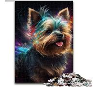 1000Pc Adults Jigsaw Puzzle Fantasy Yorkshire Terrier Made of Wood, Perfect Christmas & New Year Gift, 50x75cm Challenging & Entertaining, Family Activity