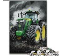 1000Pc Adults Jigsaw Puzzle Farm Implement Tractor Jigsaw Puzzles for Adults, 1000 Piece Challenging DIY Brain Teaser, Interactive Family Game (Size 26x38cm)