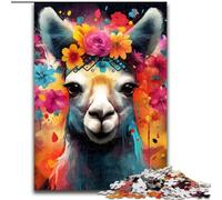 1000Pc Adults Jigsaw Puzzle Flowers Red Panda Wooden Puzzles Gift DIY Fun Suitable for Home Living Room Office Decoration (Size 50x75 cm)