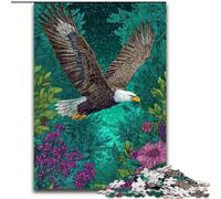 1000Pc Adults Jigsaw Puzzle Flying Eagle Puzzle for Teenagers, Couples, And Friends for Birthdays, Christmas 50X75CM