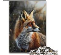 1000Pc Adults Jigsaw Puzzle Forest Fox 1000Pc Adults Jigsaw Puzzle Educational & Fun Indoor Game for Home Decor 26X38CM