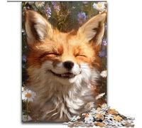 1000Pc Adults Jigsaw Puzzle Forest Fox Puzzle Made of cardboard Teenager Stress Reduction Cool Unique Gift for Family size 38x26CM